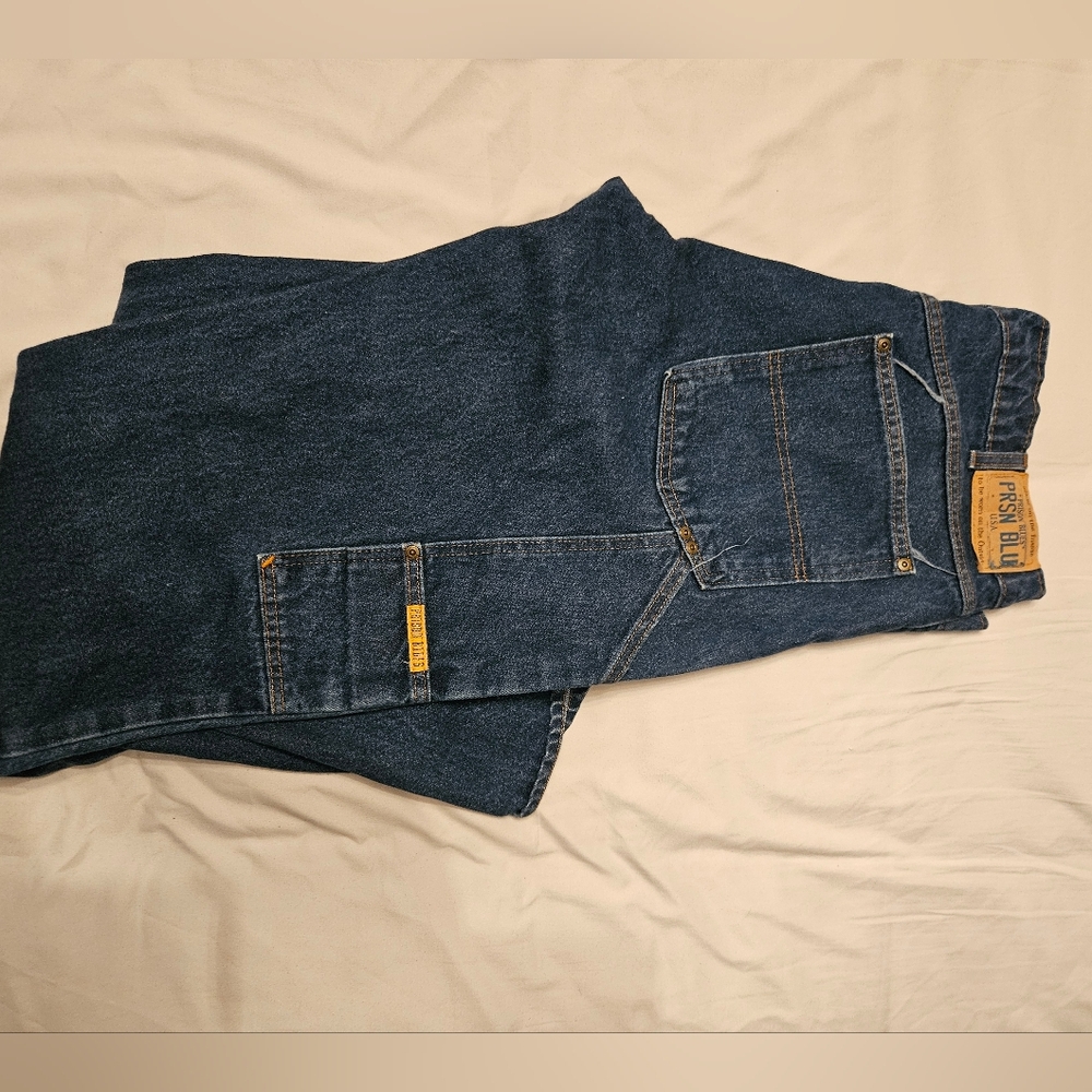 Men's Prsn Blu Blue Jeans - Picture 2 of 3